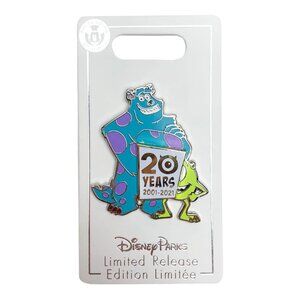 Disney Monsters Inc 20th Anniversary Sulley & Mike Wazowski Limited Release Pin